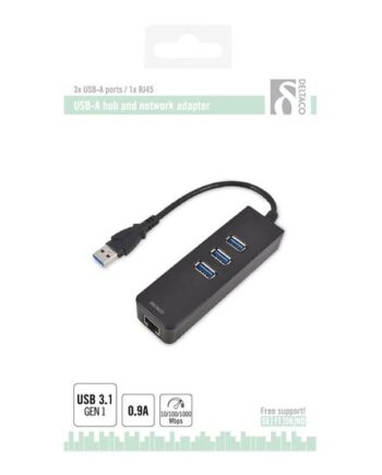 Deltaco Usb3-giga3 Hub   Porte