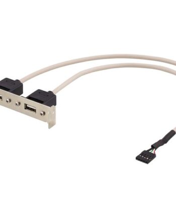 Deltaco Usb-panel  -pins Usb     Samlekasse Til Usb 30 Cm