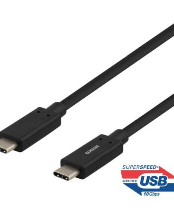 Deltaco Usbc-1121m Usb Type-  Kabel 24 Pin Usb-  Til 24 Pin Usb-  50 Cm