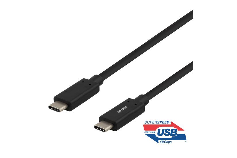 Deltaco Usbc-1121m Usb Type- Kabel 24 Pin Usb- Til 24 Pin Usb- 50 Cm