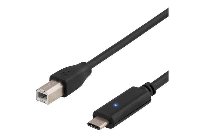 Deltaco Usbc-1016 Usb Type- Kabel 24 Pin Usb- Til Usb Type