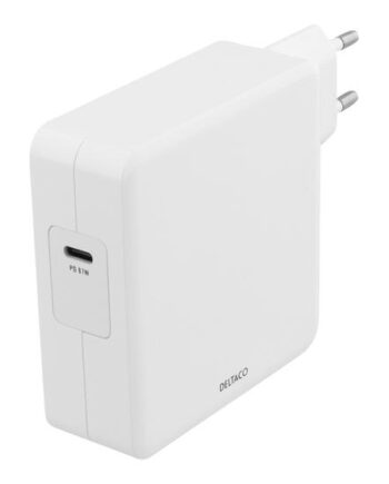 Deltaco Usbc-ac117 Strømforsyningsadapter 24 Pin Usb-  87 Watt