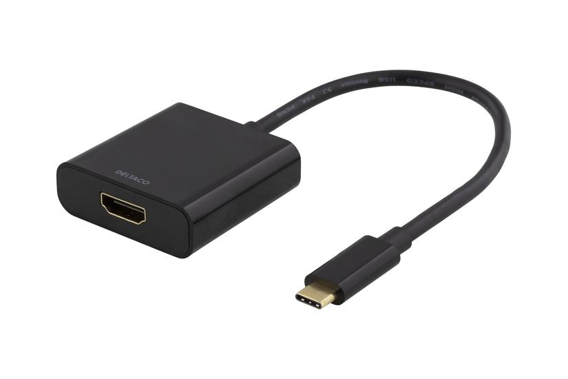 Deltaco Usbc-hdmi8 Ekstern Videoadapter Usb-