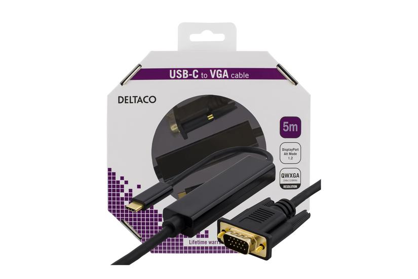Deltaco Usbc-1089- Ekstern Videoadapter Usb-