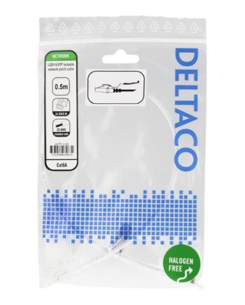 Deltaco Uutp-1101 Patchkabel 50 Cm Hvid