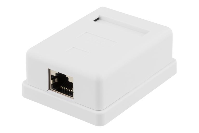 Deltaco Vr-216 Dåse Til Montering På Overflade Rj45 Hvid