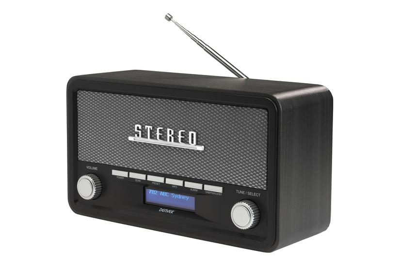 Denver Dab-18darkgrey Dab Bærbar Radio Bluetooth