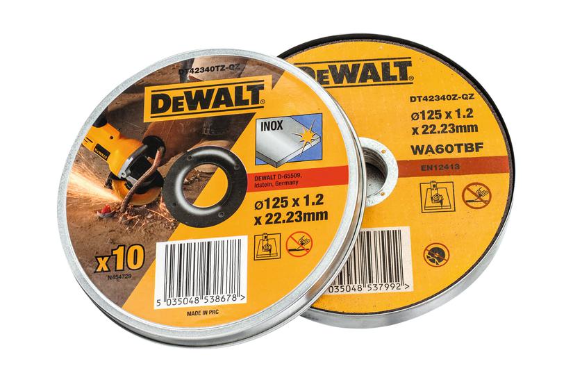 Dewalt Kværneskive For Metal Inox-stål 10 Stykker