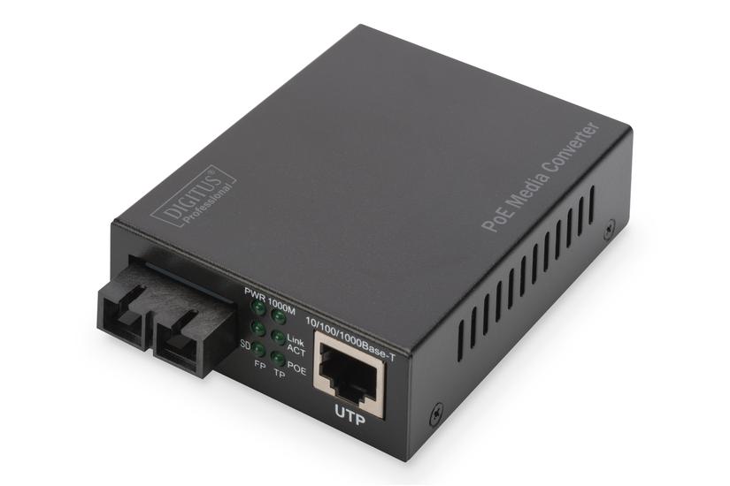 Digitus Professional Dn-82150 Medieomsætter 10mb Lan 100mb Lan 1gbe