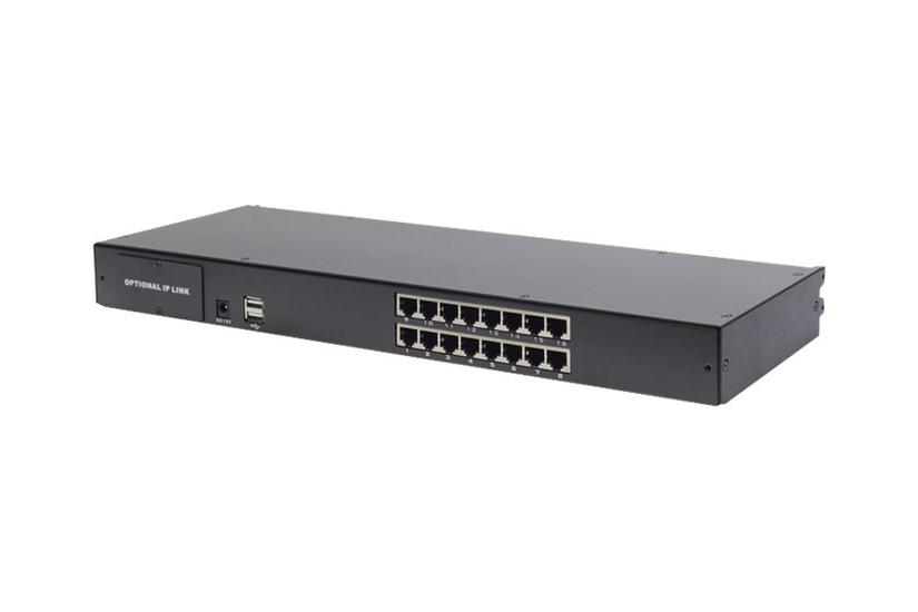 Digitus Professional Ds-72217 Kvm Switch 16 Porte Monterbar På Stativ