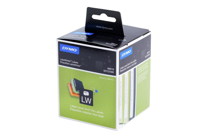 Dymo Labelwriter Laf Labels Large Quot Lever Arch Quot - Etiketter 110 Etikette 59 190 Mm