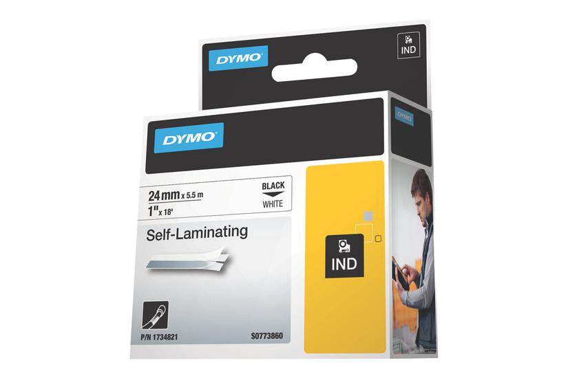 Dymo Rhinopro Self Laminating Etiketter Rulle Rulle Cm