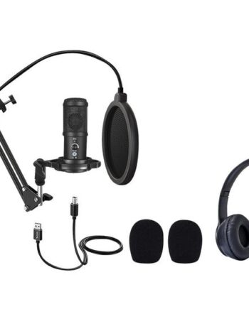 Easypix Mystudio Podcast Kit Hovedtelefon Og Mikrofonsæt Med Mik