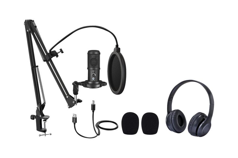Easypix Mystudio Podcast Kit Hovedtelefon Og Mikrofonsæt Med Mik