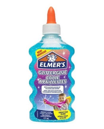 Elmer   Glitterlim  Blå