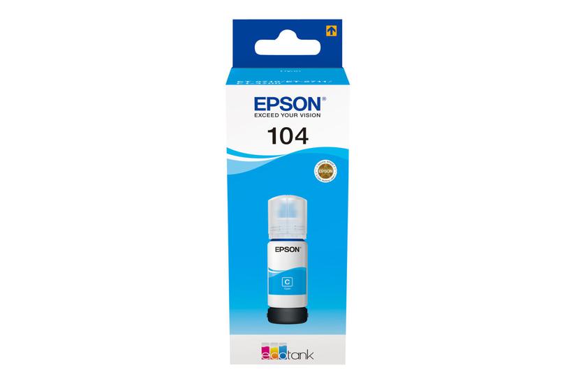 Epson Ecotank 104 Cyan Original Blækbeholder