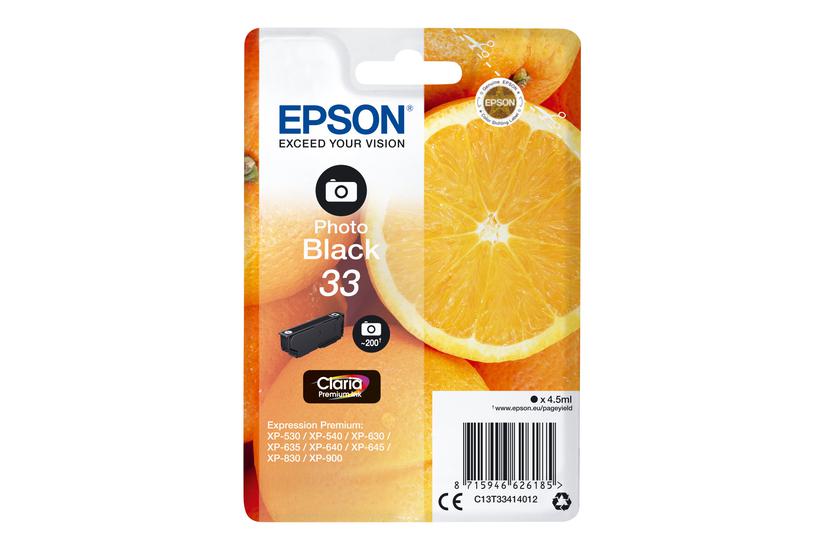 Epson 33 Foto-sort Original Blækpatron