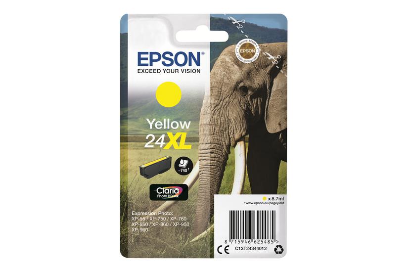 Epson 24 Gul Original Blækpatron