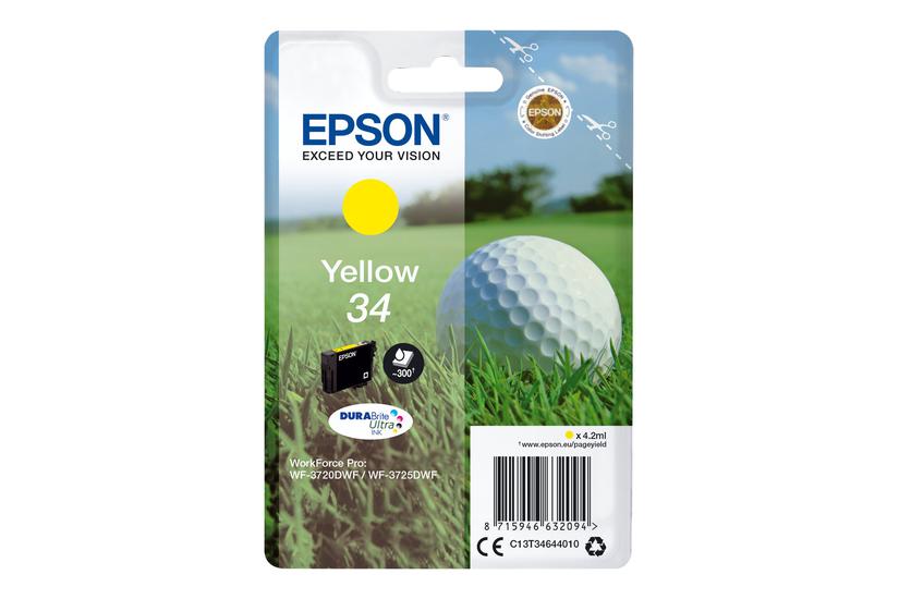 Epson 34 Gul Original Blækpatron