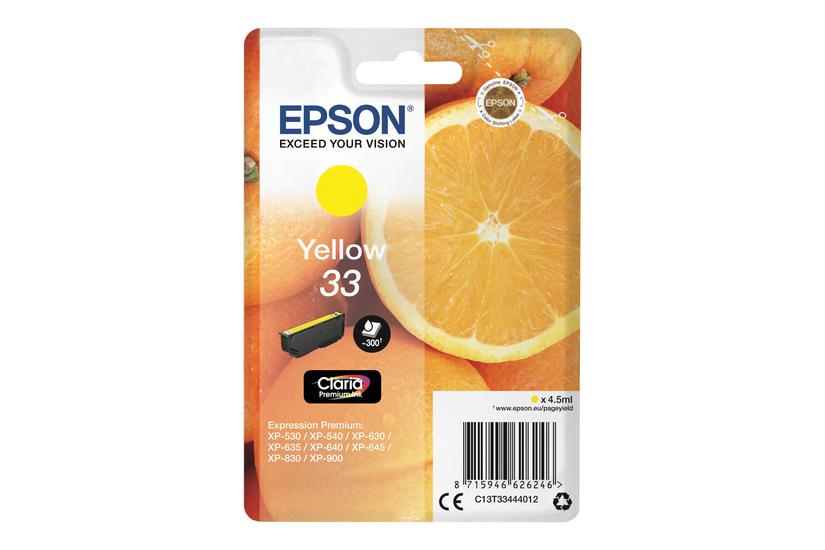Epson 33 Gul Original Blækpatron