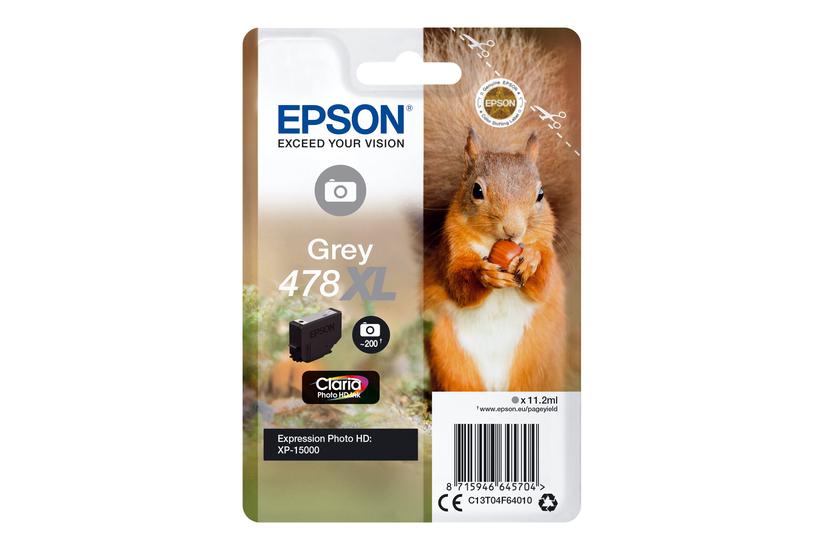 Epson 478 Høj Kapacitet Grå Original Blækpatron