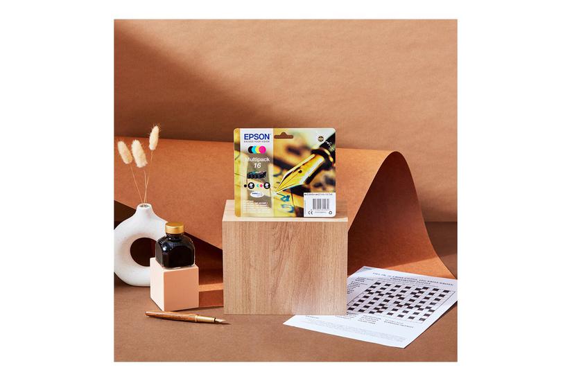 Epson 16 Multipack Easy Mail Packaging Pakker Sort Gul Cyan Magenta Original Blækpatron