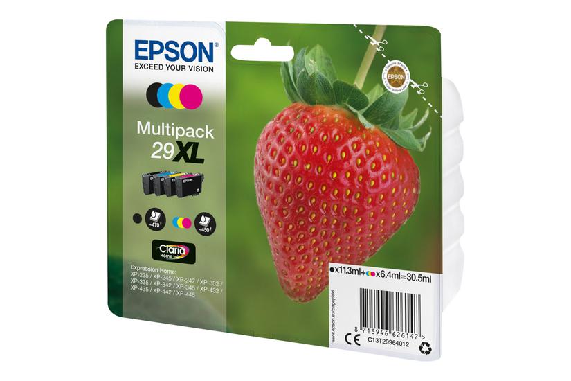 Epson 29 Multipack Pakker Sort Gul Cyan Magenta Original Blækpatron