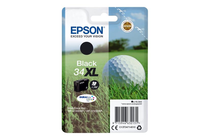 Epson 34 Sort Original Blækpatron