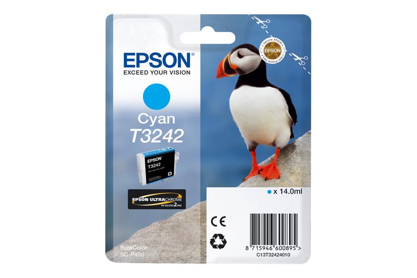 Epson T3242 Cyan Original Blækpatron