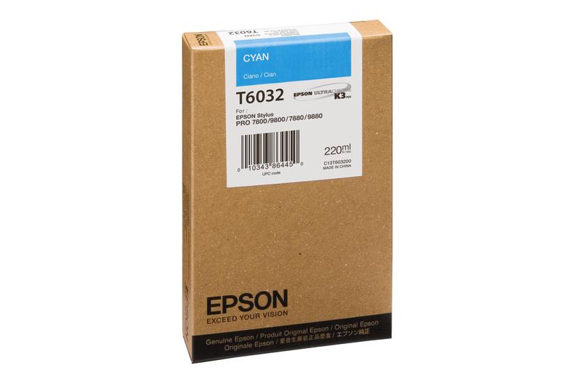 Epson T6032 Cyan Original Blækpatron
