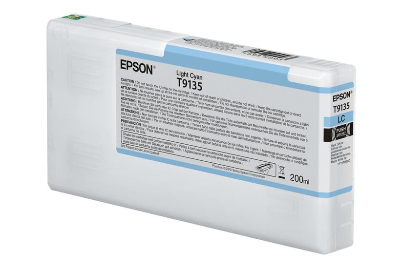 Epson T9135 Lys Cyan Original Blækpatron