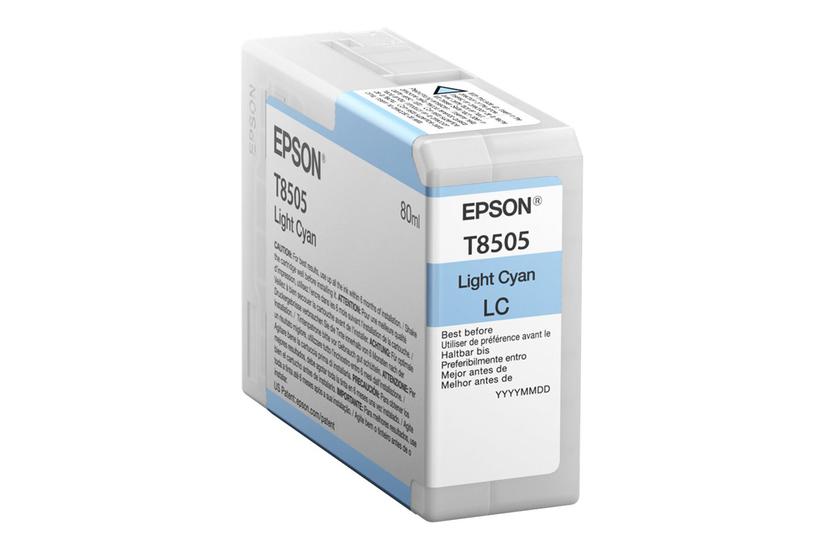 Epson T8505 Lys Cyan Original Blækpatron