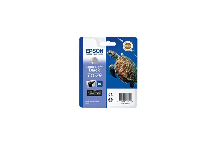 Epson T1579 Meget Lys Sort Original Blækpatron
