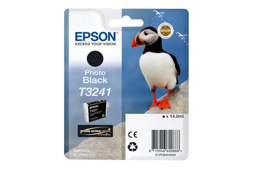 Epson T3241 Sort Original Blækpatron