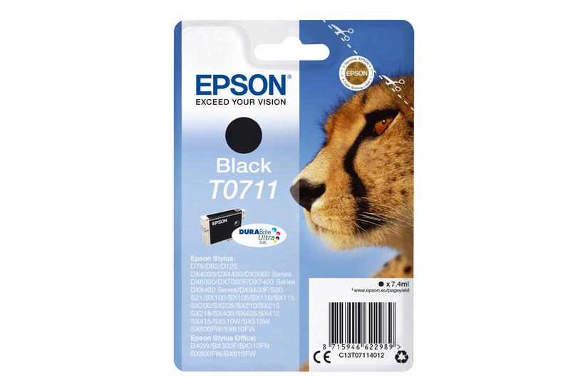 Epson T0711 Sort Original Blækpatron
