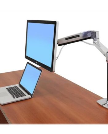 Ergotron Lx Hd Sit-stand Monteringssæt Constant Force Technology For Lcd Display Poleret Aluminium