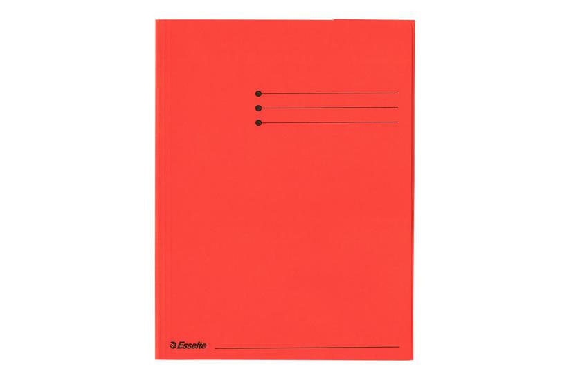 Esselte Rainbow -folds Mappe For A4 Rød