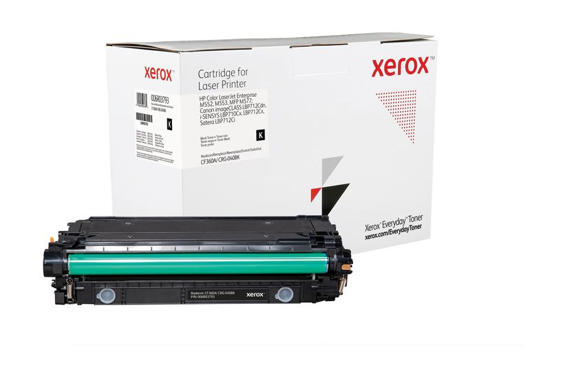 Everyday Sort Kompatibel Tonerpatron Alternativ Til: Canon Crg-040bk Hp Cf360a