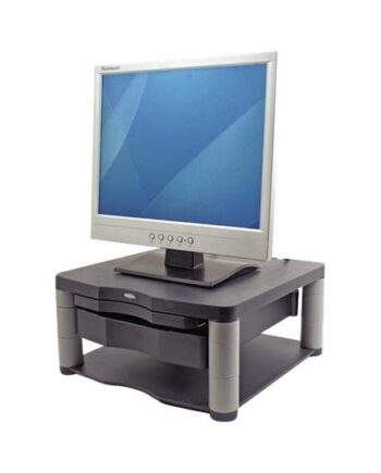 Fellowes Premium Monitor Riser Plus Komponenter Til Montering For Lcd Display Grafit