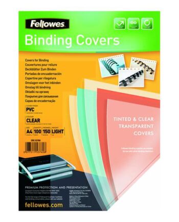 Fellowes Superclear Pvc 100 Stk  Pvc-indbindingsomslag