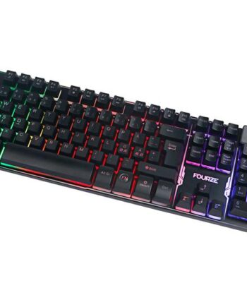Fourze Gk120 Tastatur Nordisk Sort Indgangsudstyr