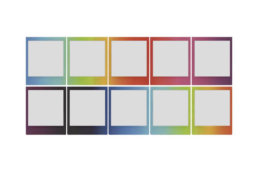 Fujifilm Instax Square Rainbow Farvefilm Til Umiddelbar Billedfremstilling Instant Film 10