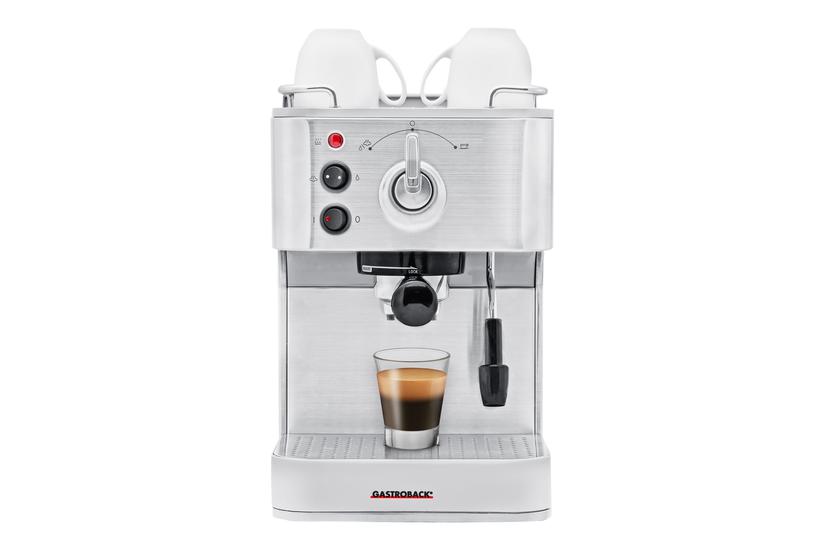 Gastroback Design Design Espresso Plus Kaffemaskine Med Mælkeskummer 15 Bar Rustfrit Stål