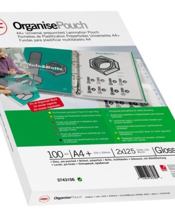 Gbc Organisepouch 100 229   303 Mm Laminerings Poser