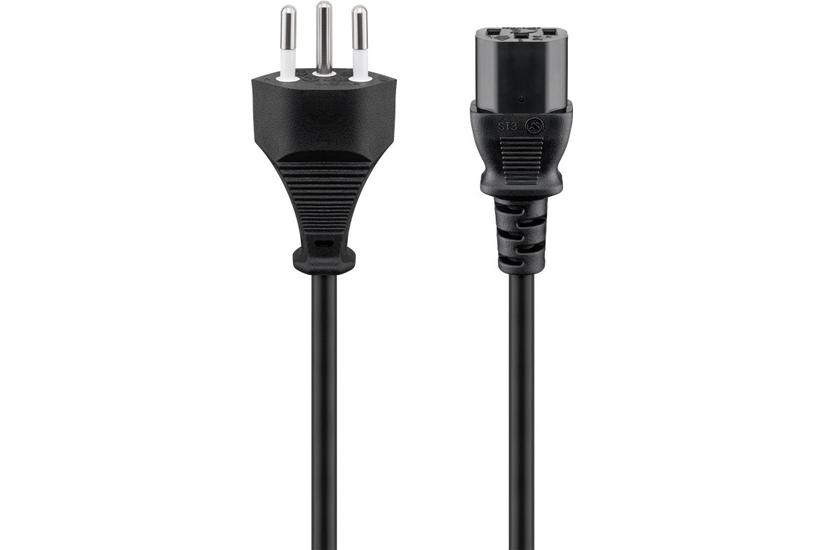 Goobay Nk 122 -200 Strømkabel Iec 60906- Til Power Iec 60320 C13