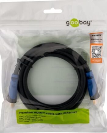 Goobay Premium High Speed Hdmi-kabel Med Ethernet 50 Cm