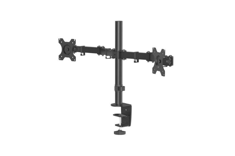 Hama Fullmotion Monteringssæt Justerbare Dobbelte Arme For Lcd Display Sort
