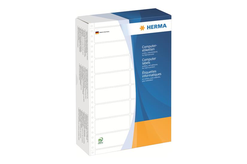 Herma Computer Labels Fortløbende Fanfold-mærkater Mat 8000 Etikette 88 35 Mm