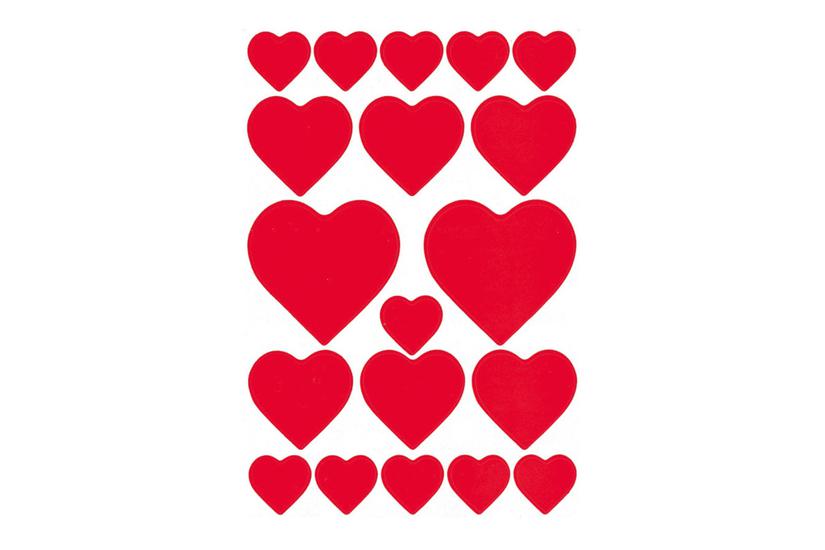 Herma Decor Dekorationsklæbemiddel Hearts Ark Rød Papir