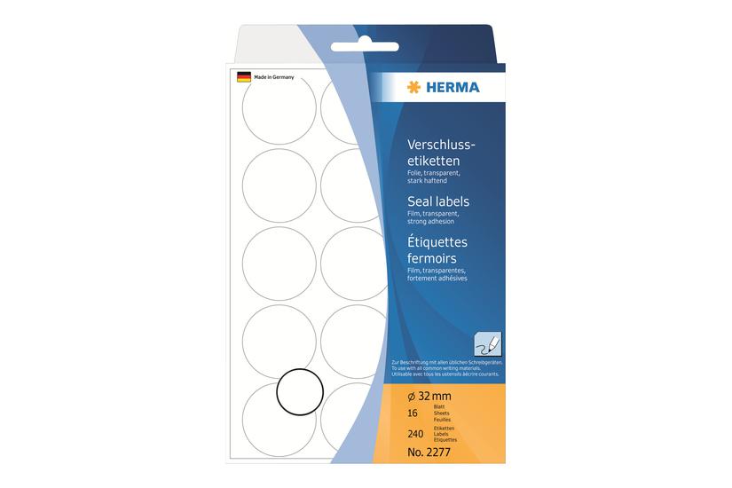 Herma Etiketter 240 Etikette 32 Mm Rund